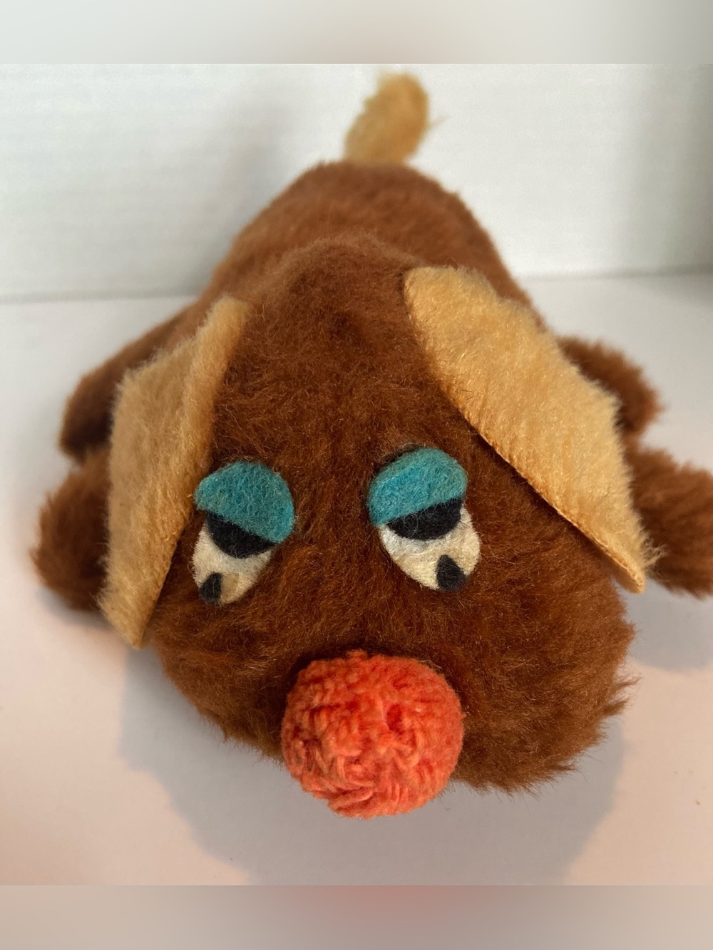 Vintage 1975 Russ Berrie Sad Sack Plush Stuffed Animal 7” Dog